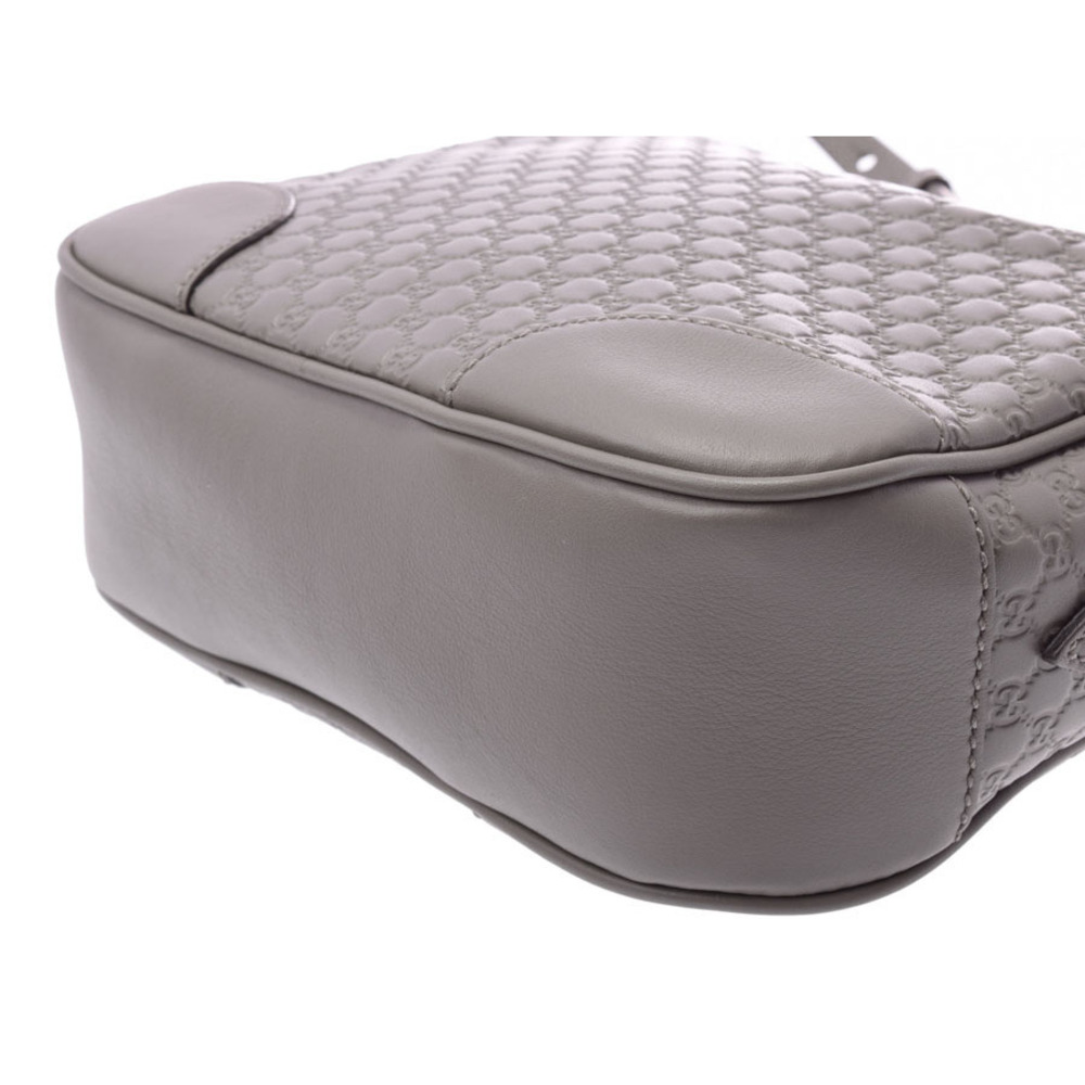 Gucci Bag Shoulder Leather GG ssima Gray - Picture 5 of 11